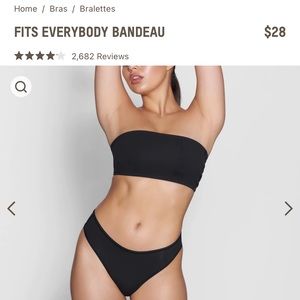 NWT SKIMS Fits Everybody Bandeau